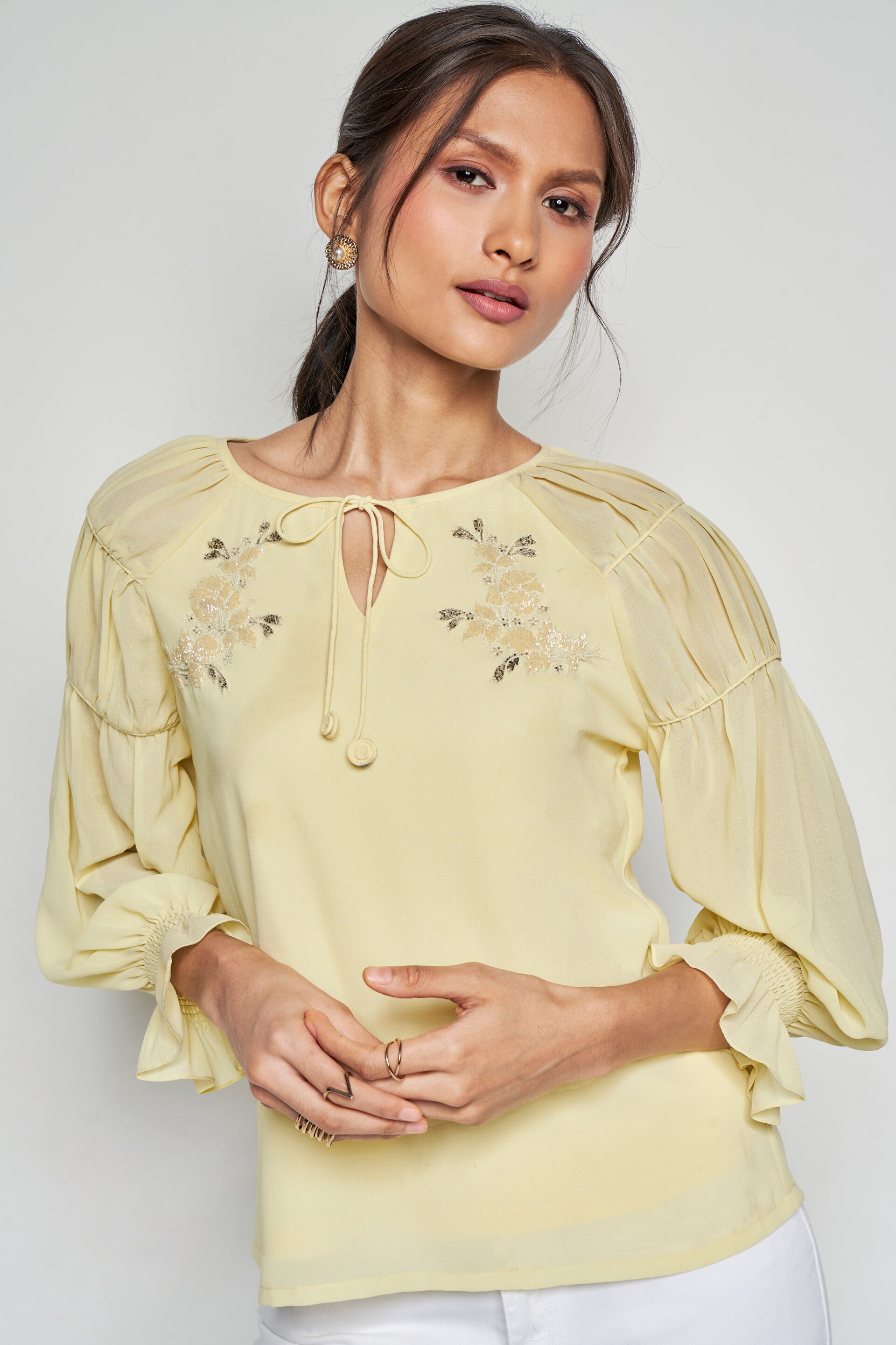 Soft Sunshine Top, Yellow, image 1